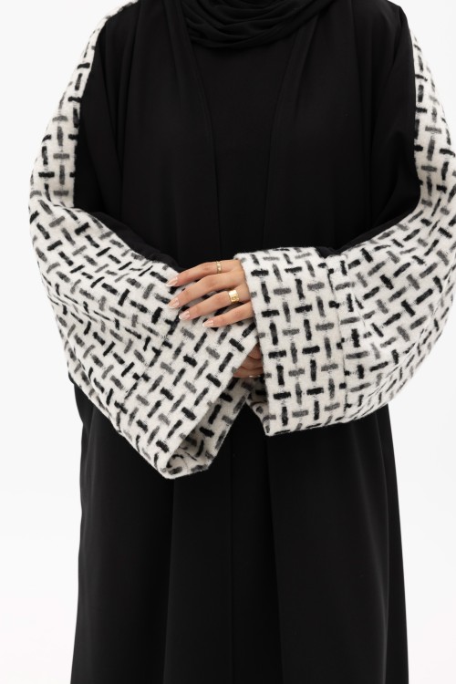 Abaya Gaby winter white