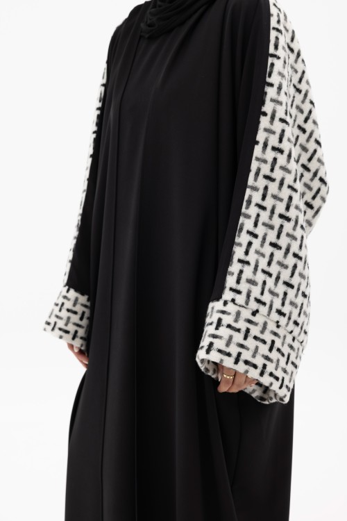Abaya Gaby winter white