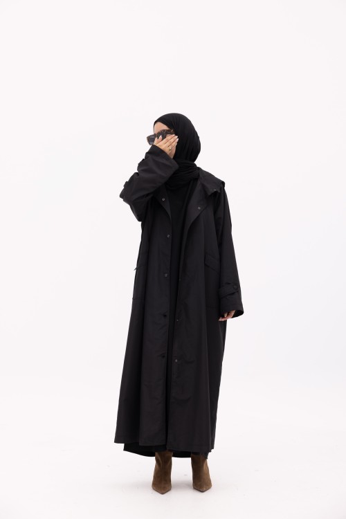 Imperméable Karla noir