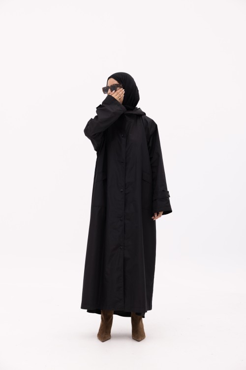Imperméable Karla noir