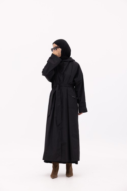 Imperméable Karla noir