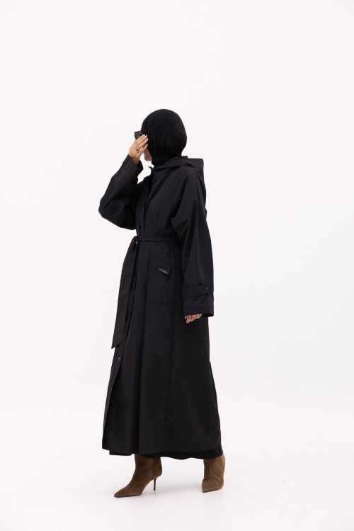 Imperméable Karla noir