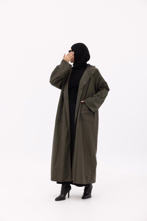 Imperméable Karla olive