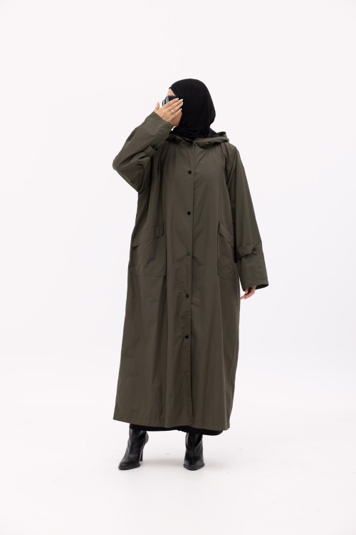 Imperméable Karla olive