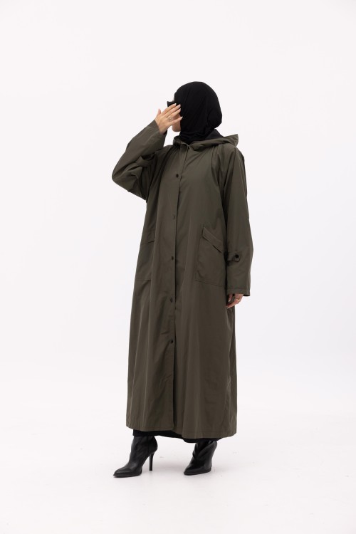 Imperméable Karla olive