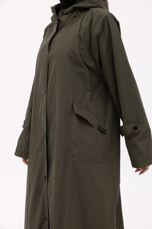 Imperméable Karla olive
