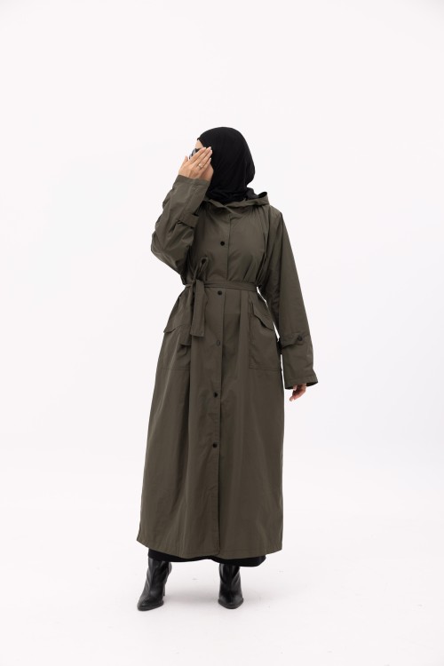 Imperméable Karla olive