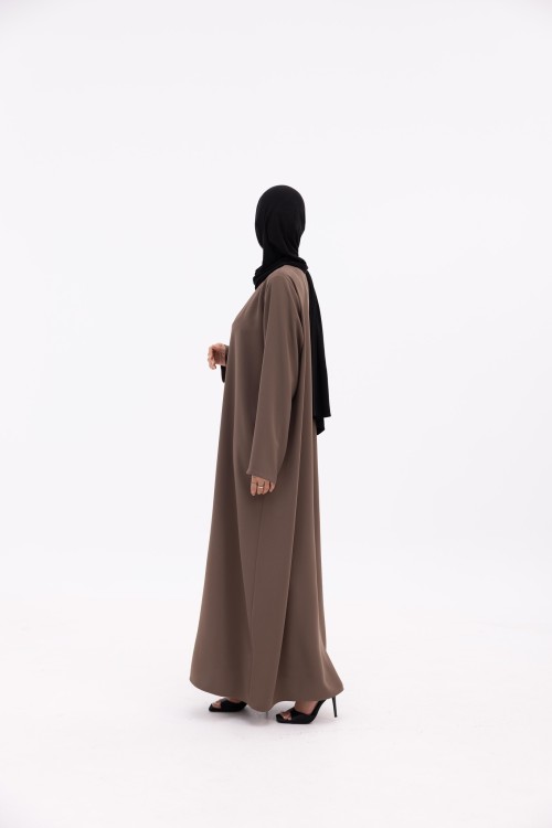 Sous abaya manches longues mocha