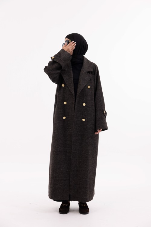 Manteau Sézanne marron