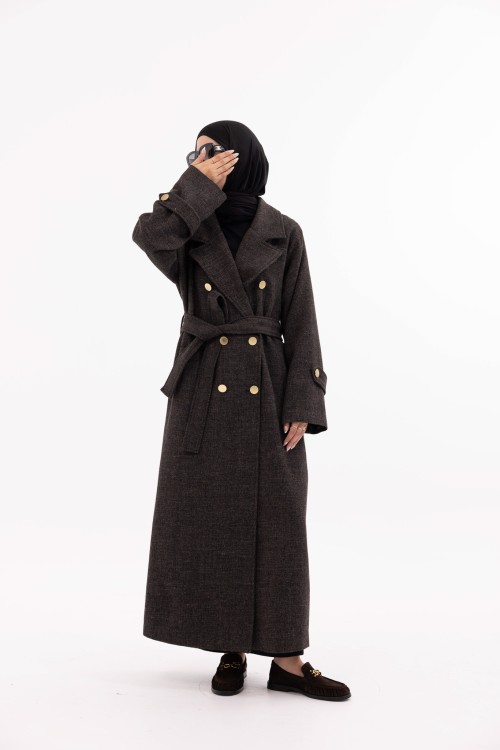 Manteau Sézanne marron