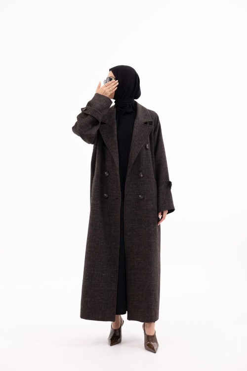 Manteau Sézanne marron