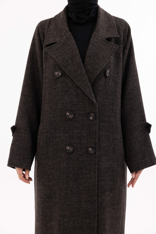 Manteau Sézanne marron