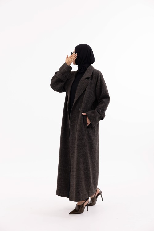 Manteau Sézanne marron