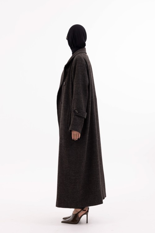 Manteau Sézanne marron