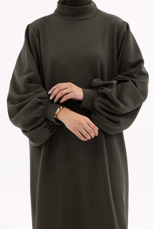 Robe Marysa olive