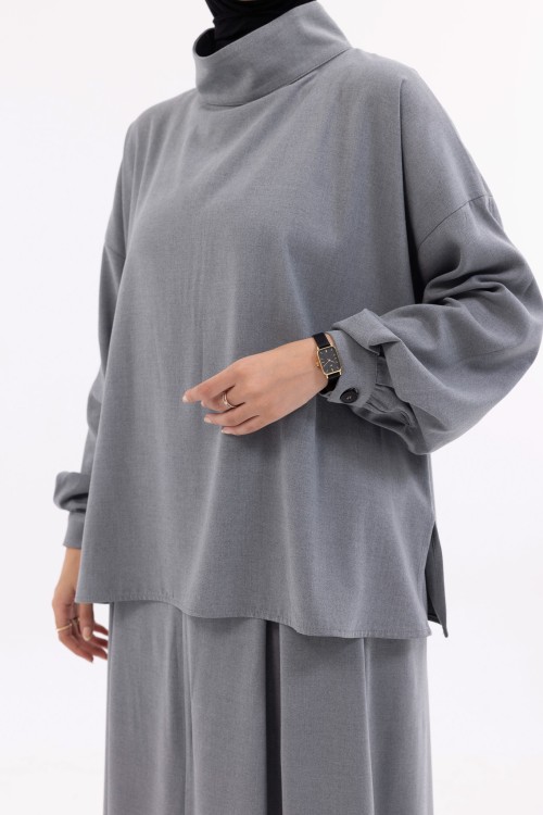 Ensemble Suzy gris clair