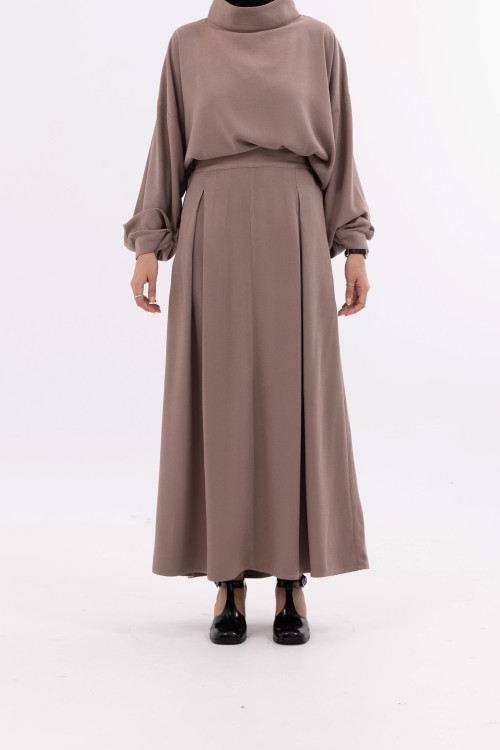 Ensemble Suzy taupe rose