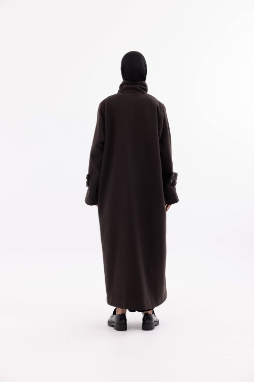 Manteau Marine marron