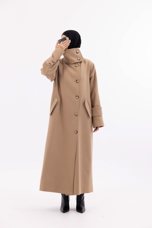 Manteau Marine beige
