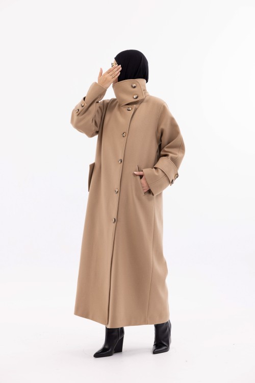 Manteau Marine beige