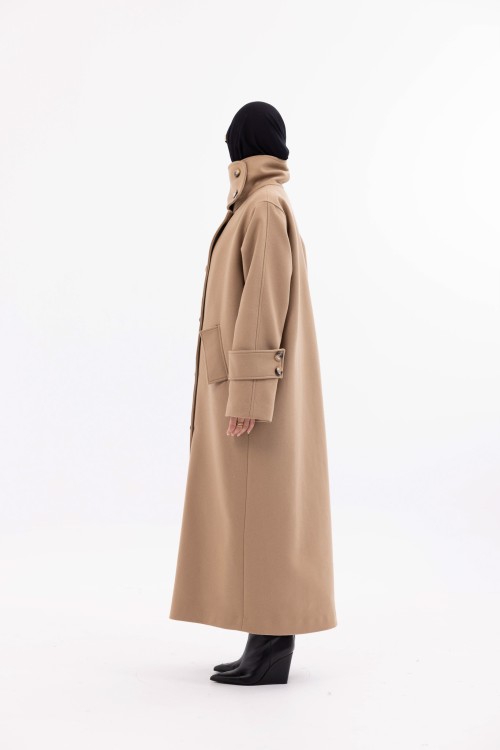 Manteau Marine beige