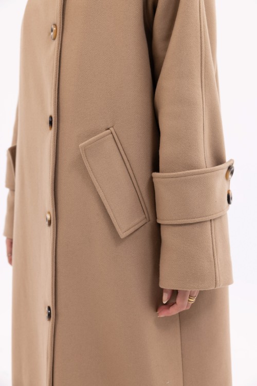Manteau Marine beige