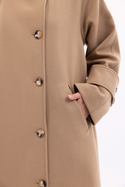 Manteau Marine beige