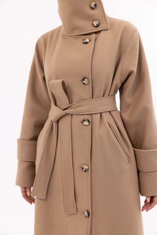Manteau Marine beige
