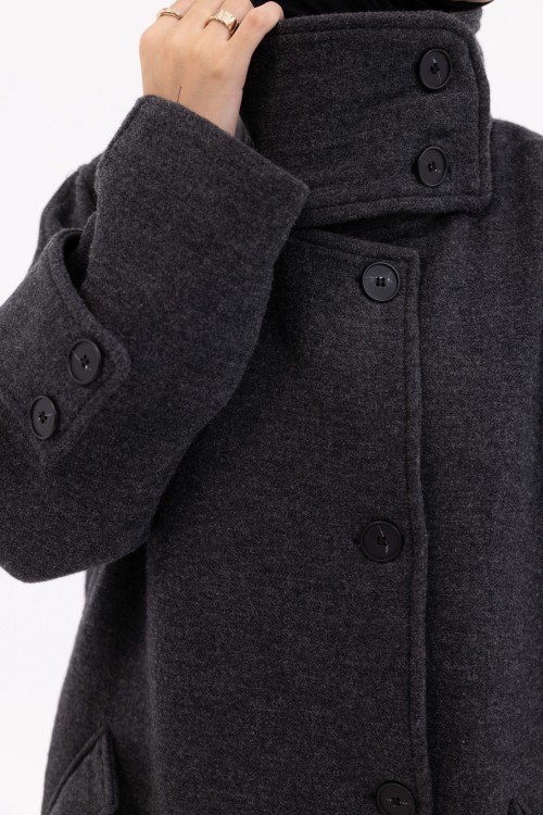 Manteau Marine gris