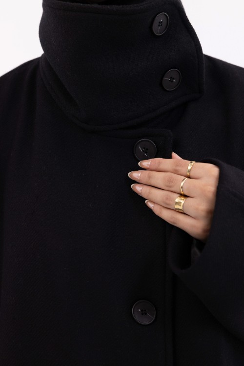 Manteau Marine noir