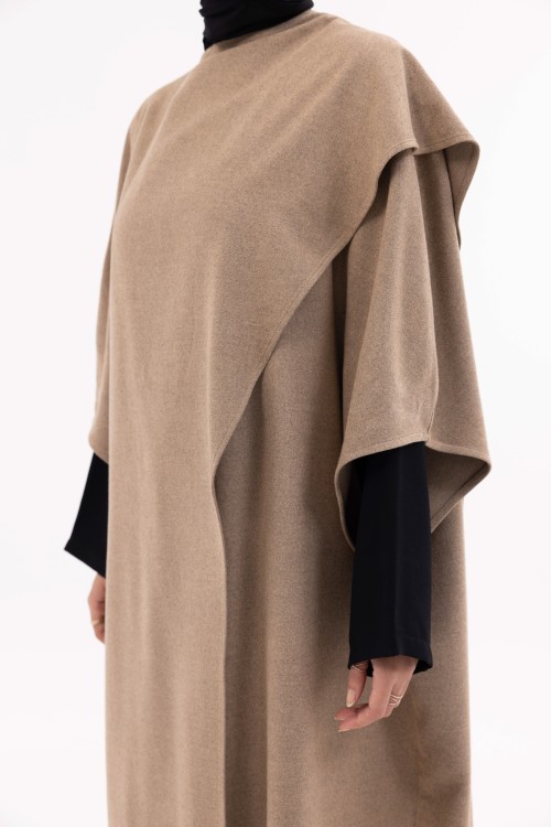 Cape Léa beige chiné