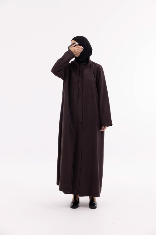 Abaya Lou marron
