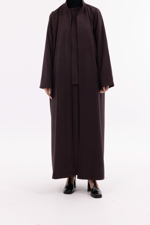 Abaya Lou marron