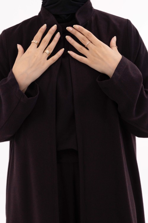 Abaya Lou burgundy