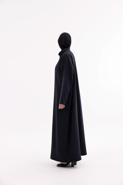 Abaya Lou gris foncé