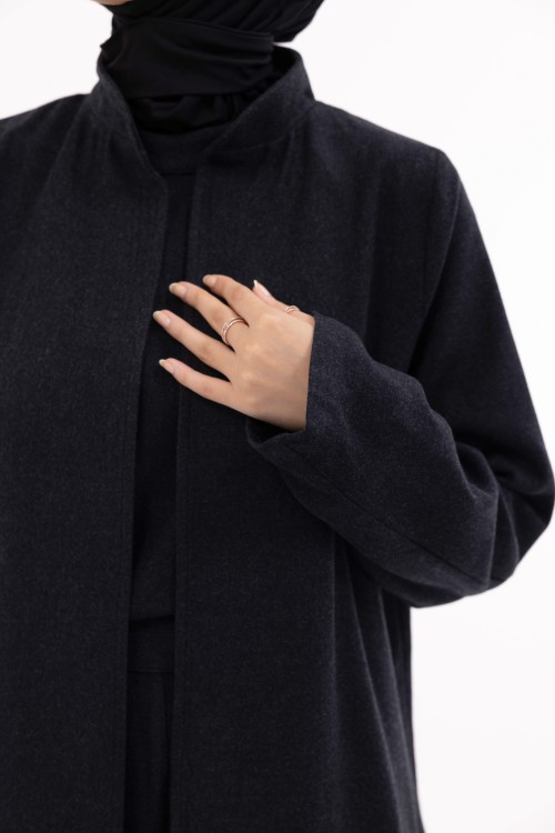 Abaya Lou gris foncé