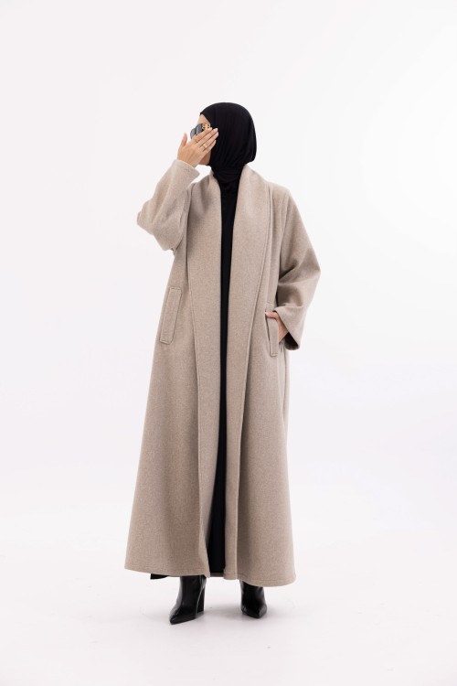 Abaya coat Agathe beige