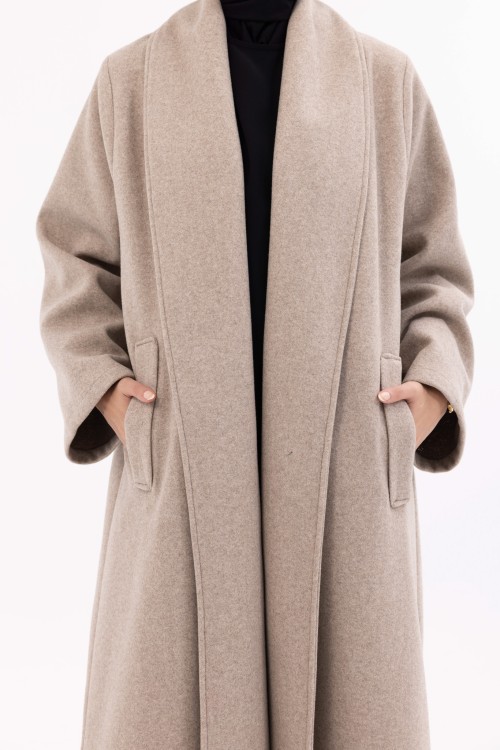 Abaya coat Agathe beige