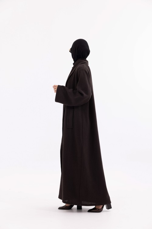 Abaya coat Agathe marron
