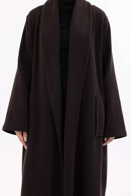 Abaya coat Agathe marron