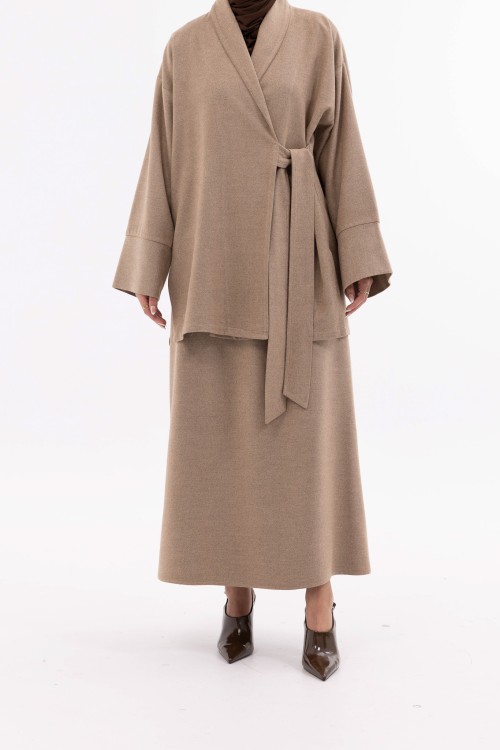 Ensemble Kary beige chiné