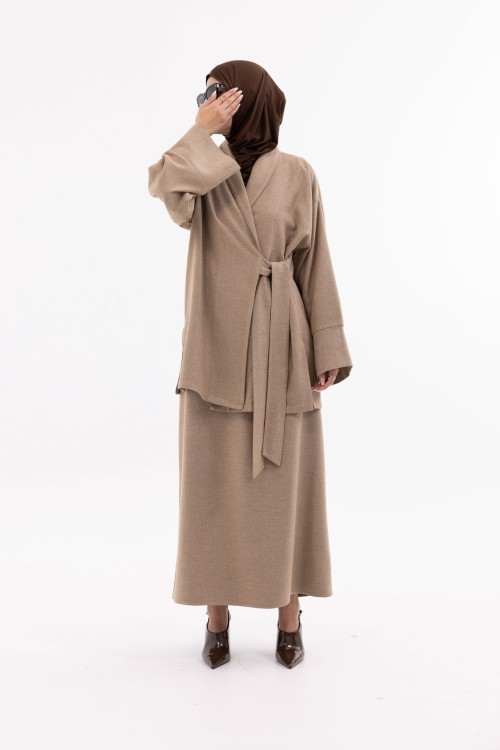 Ensemble Kary beige chiné