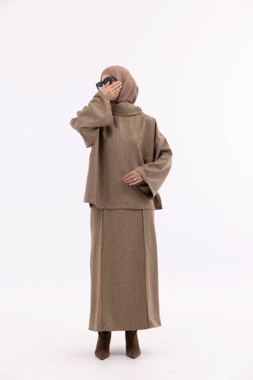 Ensemble Romane camel