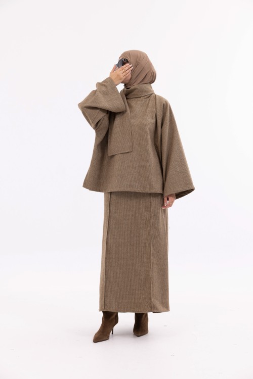 Ensemble Romane camel