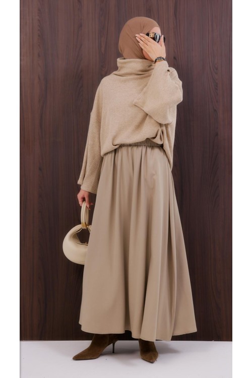 Jupe Lilou beige
