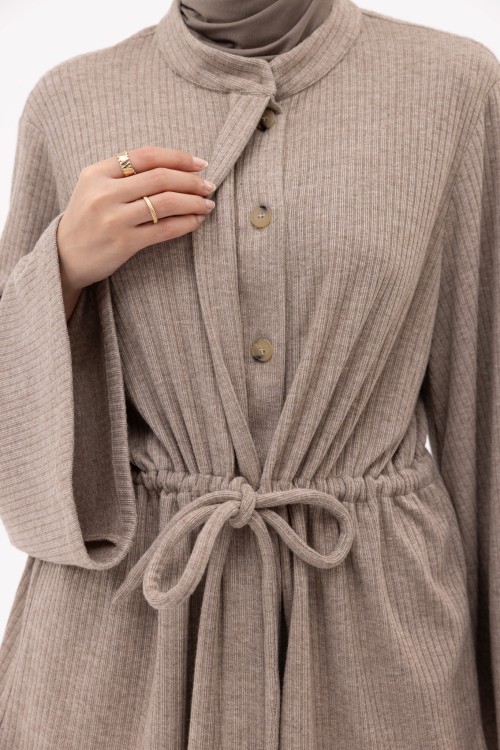 Ensemble Nina – côtelé taupe