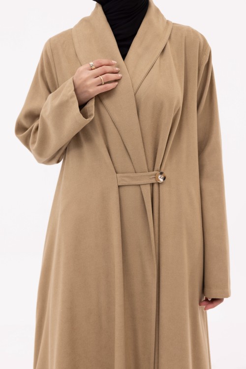 Robe Bella beige foncé