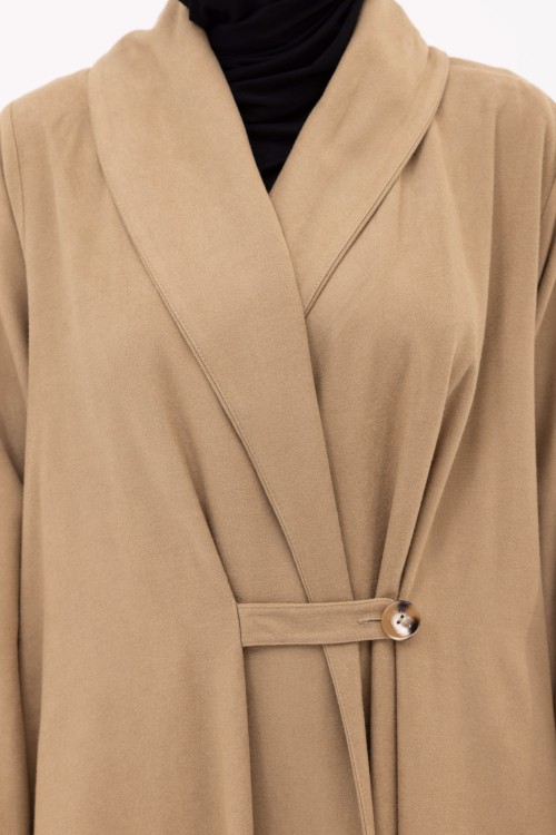 Robe Bella beige foncé