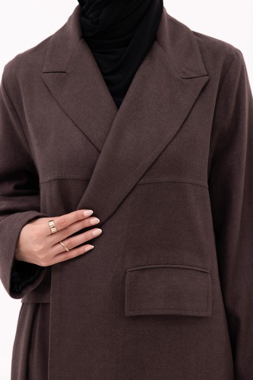 Ensemble Izza Winter marron