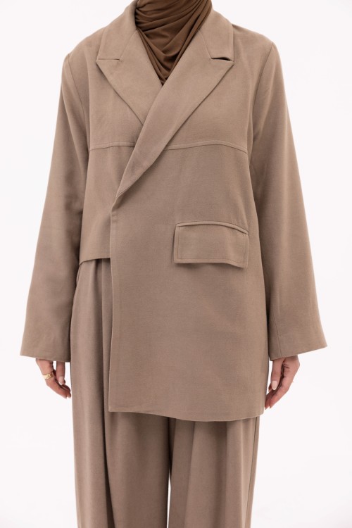 Ensemble Izza Winter taupe